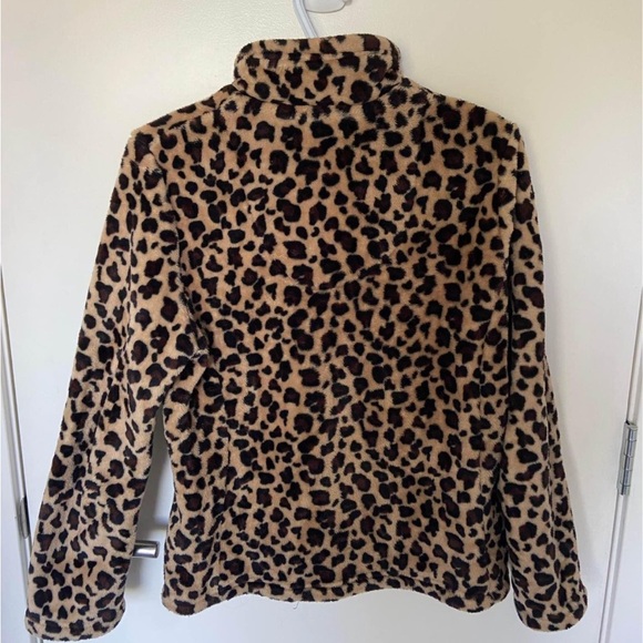 Leopard Print Fleece Jacket - Picture 3 of 3